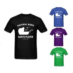 Click here to learn more about the Natural Born Darts Player T-Shirt.