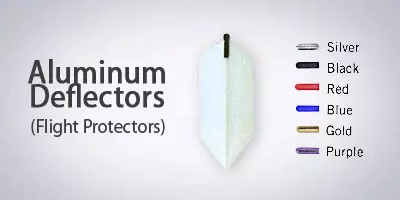 Aluminum Deflector Dart Flight Protectors
